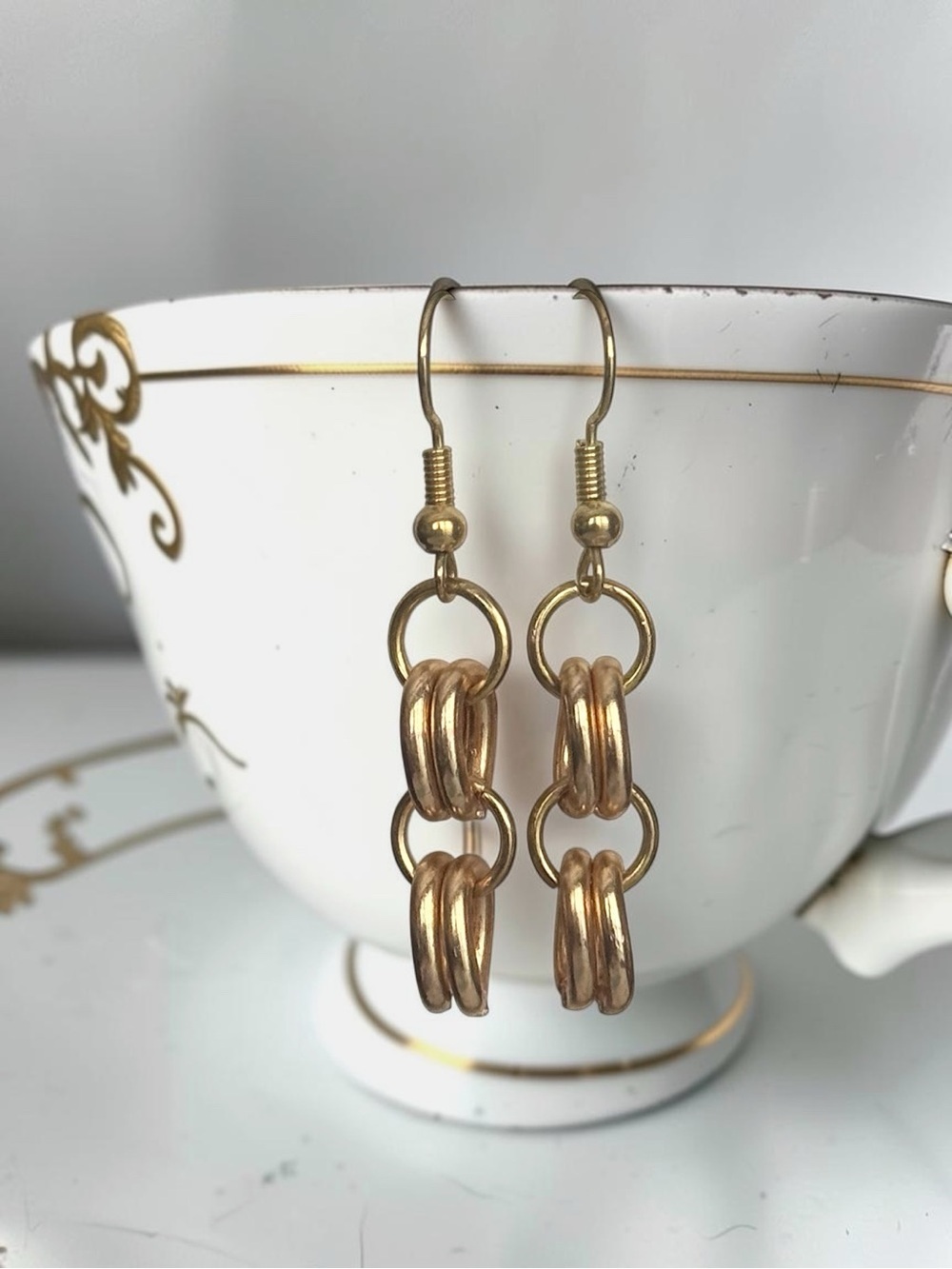 5 For $25💫Classic Gold Links Earrings